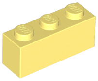 Brick 1 x 3 in Bright Light Yellow