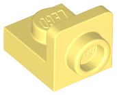 Bracket 1 x 1 - 1 x 1 Inverted in Bright Light Yellow