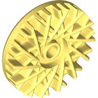 Wheel Cover / Hub Cap 28 Spokes 18mm D. in Bright Light Yellow
