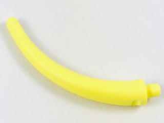 Animal Body Part / Plant, Tail / Claw / Horn / Branch / Tentacle, End Section in Bright Light Yellow