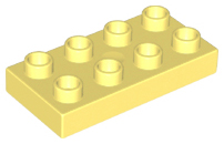 Duplo Plate 2 x 4 in Bright Light Yellow