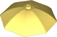 Equipment Umbrella Top with No Bottom Flaps, 6 x 6 with Top Stud in Bright Light Yellow