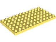 Duplo Plate 6 x 12 in Bright Light Yellow