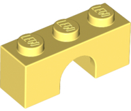Brick Arch 1 x 3 in Bright Light Yellow