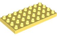 Duplo Plate 4 x 8 in Bright Light Yellow
