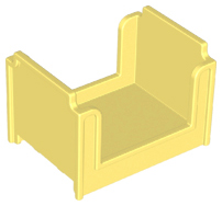 Duplo Bed, Bunk in Bright Light Yellow