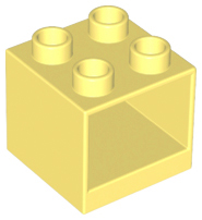 Duplo Cabinet 2 x 2 x 1.5 in Bright Light Yellow