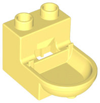 Duplo Toilet (without Rim) in Bright Light Yellow