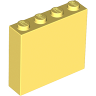 Brick 1 x 4 x 3 in Bright Light Yellow