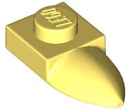 Plate Special 1 x 1 with Tooth in Bright Light Yellow