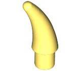 Animal Body Part, Barb / Claw / Tooth / Talon / Horn, Small in Bright Light Yellow