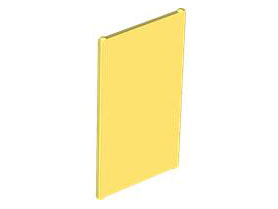 Glass for Window 1 x 4 x 6 in Bright Light Yellow