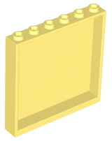 Panel 1 x 6 x 5 in Bright Light Yellow