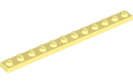 Plate 1 x 12 in Bright Light Yellow