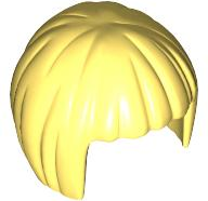Hair Short Bob Cut in Bright Light Yellow
