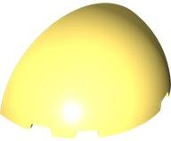 Dome 6 x 3 x 3 Half in Bright Light Yellow