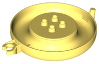Duplo Boat / Raft / Ring, 8 x 8 Bottom in Bright Light Yellow