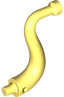 Animal Body Part / Plant, Tail / Trunk / Tentacle / Tongue / Vine / Tree Branch (Long Tip) in Bright Light Yellow