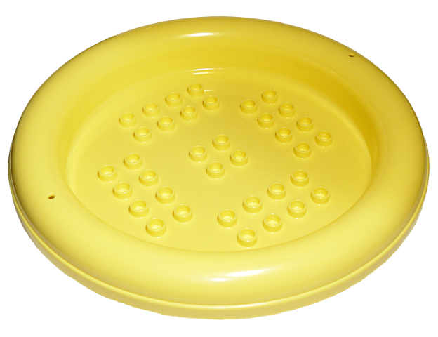 Duplo Storage / Boat 14 x 14 x 4 1/2 Top in Bright Light Yellow