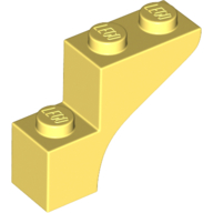 Brick Arch 1 x 3 x 2 in Bright Light Yellow