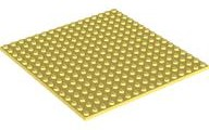 Plate 16 x 16 in Bright Light Yellow