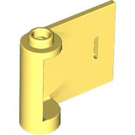 Door 1 x 3 x 2 Right - Open Between Top and Bottom Hinge in Bright Light Yellow