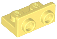 Bracket 1 x 2 - 1 x 2 Inverted in Bright Light Yellow