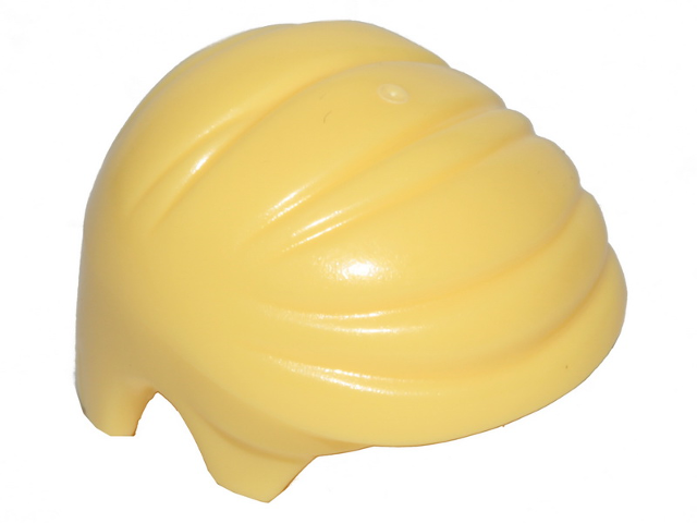 Hair Smooth Combed Sideways in Bright Light Yellow