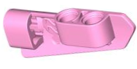 Technic Panel Fairing #22 5L Small Smooth, Side A in Bright Pink