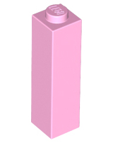 Brick 1 x 1 x 3 in Bright Pink