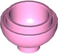 Brick Round 2 x 2 Dome Bottom [Open Stud] in Bright Pink