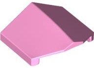 Brick Sloped 33° 2 x 2 Double / Inverted in Bright Pink