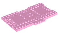 Plate Special 9 x 16 x 2/3 with 1 x 4 Recessed in Bright Pink