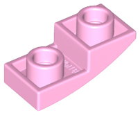 Brick Curved Inverted 2 x 1 in Bright Pink
