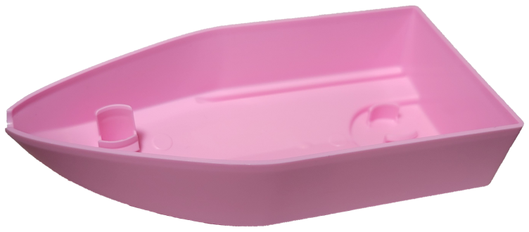 Boat Hull 8 x 16 x 3 in Bright Pink