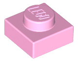 Plate 1 x 1 in Bright Pink