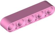 Technic Beam 1 x 5 Thick in Bright Pink