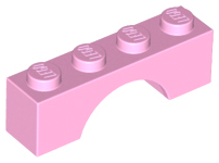 Brick Arch 1 x 4 in Bright Pink