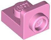 Bracket 1 x 1 - 1 x 1 Inverted in Bright Pink
