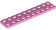 Plate 2 x 10 in Bright Pink