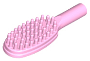 Equipment Hairbrush Short Handle [10mm] in Bright Pink