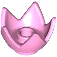 Crown / Flower / Egg Shell Half in Bright Pink
