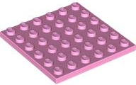 Plate 6 x 6 in Bright Pink