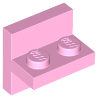 Bracket 2 x 2 with 1 x 2 Vertical Studs in Bright Pink