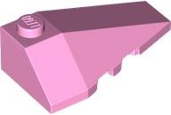 Brick Wedged, Sloped 4 x 2 Triple Right in Bright Pink