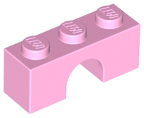 Brick Arch 1 x 3 in Bright Pink