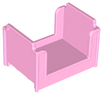 Duplo Bed, Bunk in Bright Pink