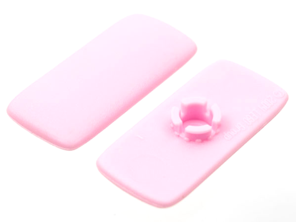 Clikits Icon, Rectangle 3L with Pin in Bright Pink