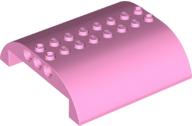 Brick Curved 8 x 8 x 2 Double in Bright Pink