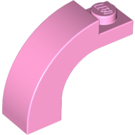 Brick Arch 1 x 3 x 2 Curved Top in Bright Pink